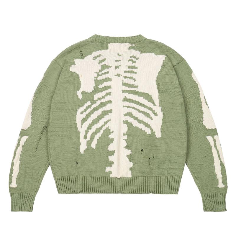 Knitwear | Street Life Cross & Skull Print Crew Neck Sweater For Autumn/Winter  – Guys Clothing Guys