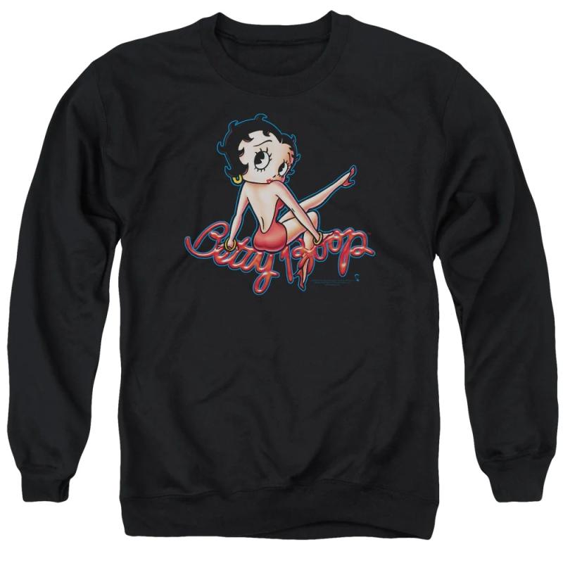 Tees & Tanks | Betty Boop | Cartoon & Letter Printed Short Sleeve T-Shirt, Casual, School  – Guys Clothing Guys